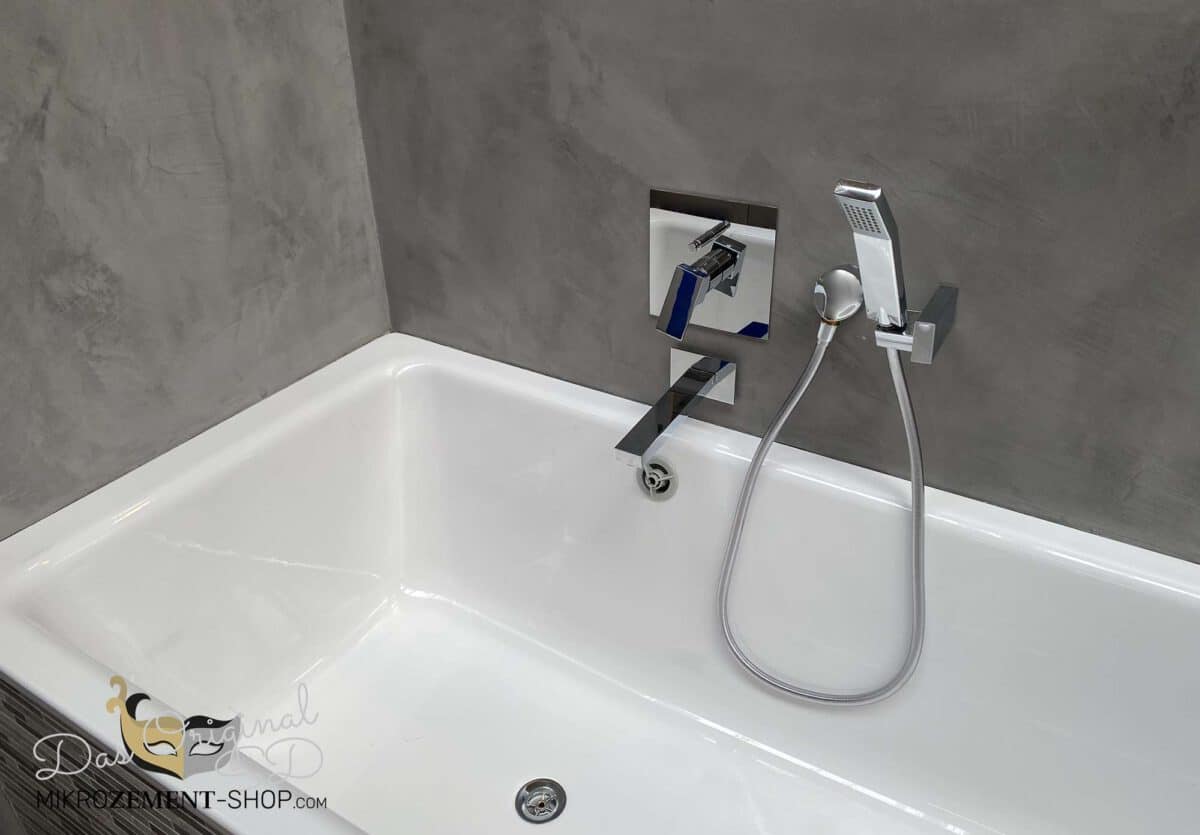 Mikrozement Badezimmer, einfach, sauber und zeitlos
