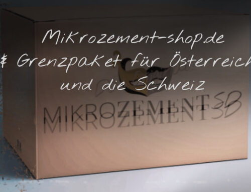 Einfaches Versenden von Mikrozement-Paketen von Deutschland in die Schweiz und nach Österreich mit dem Service Grenzpaket